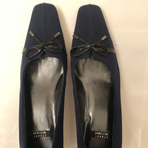 Vintage Stuart Weitzman, Navy Suede Pump, NEW!